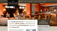 Desktop Screenshot of cruachanhotel.co.uk